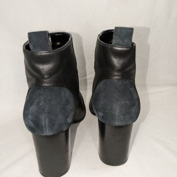 Cole Haan Black Leather & Suede Boots - Picture 4 of 8